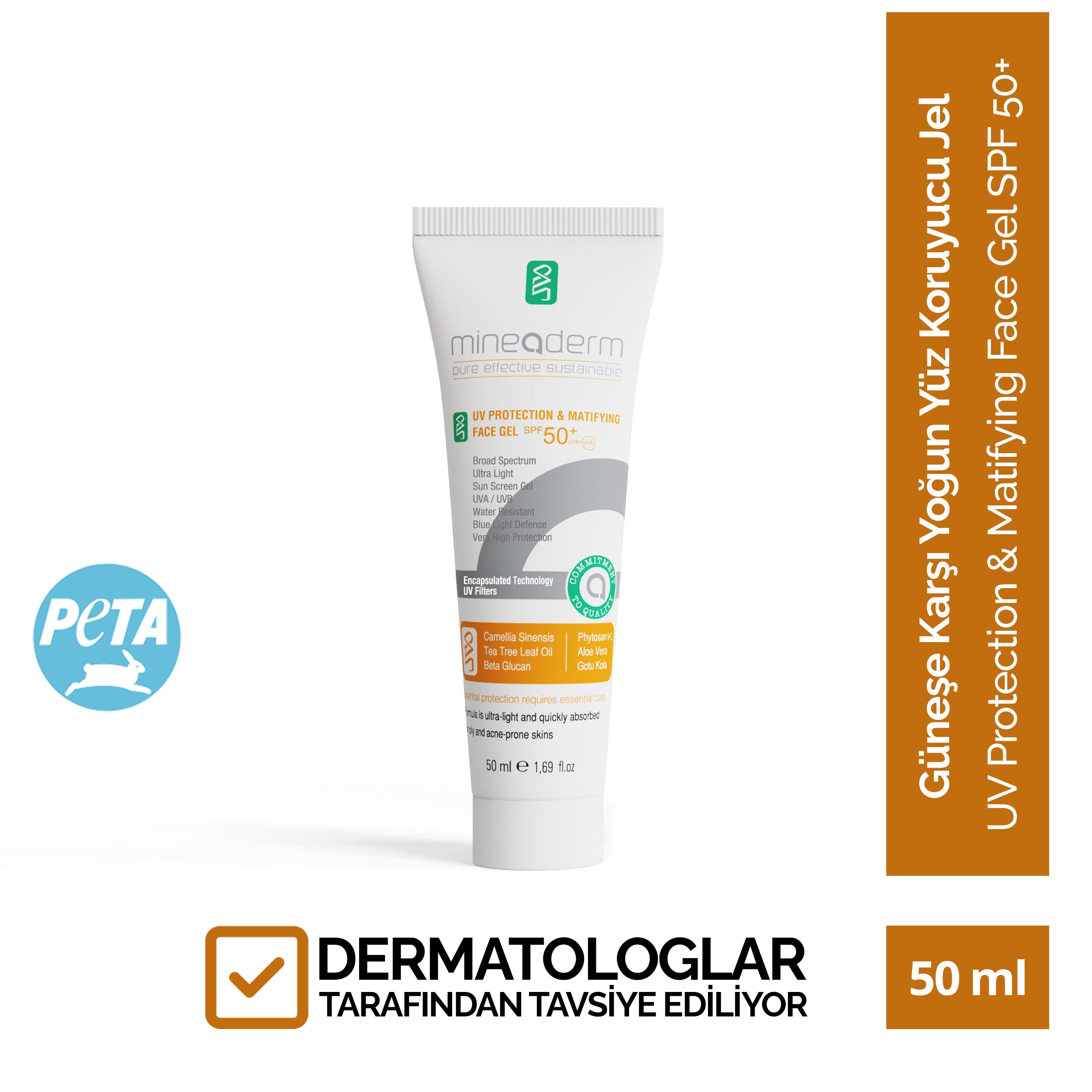 Akne Karşıtı ve Matlaştırıcı Güneş Kremi SPF50+ – mineaderm