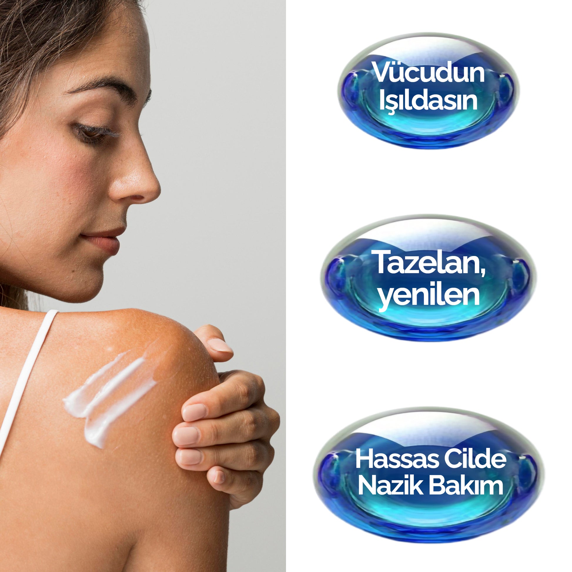 Mineaderm Cilt Tonu Düzenleyici Aydınlatıcı; 150 ml beyaz şişe ambalajda, mavi detaylı vücut losyonu. Yoğun beyazlık ve ışıltı kazandıran aktif içerikleri sayesinde cildin renk dengesini sağlamaya ve homojen bir görünüm kazandırmaya yardımcı olur. Cildin daha canlı, aydınlık ve pürüzsüz görünmesini destekler.