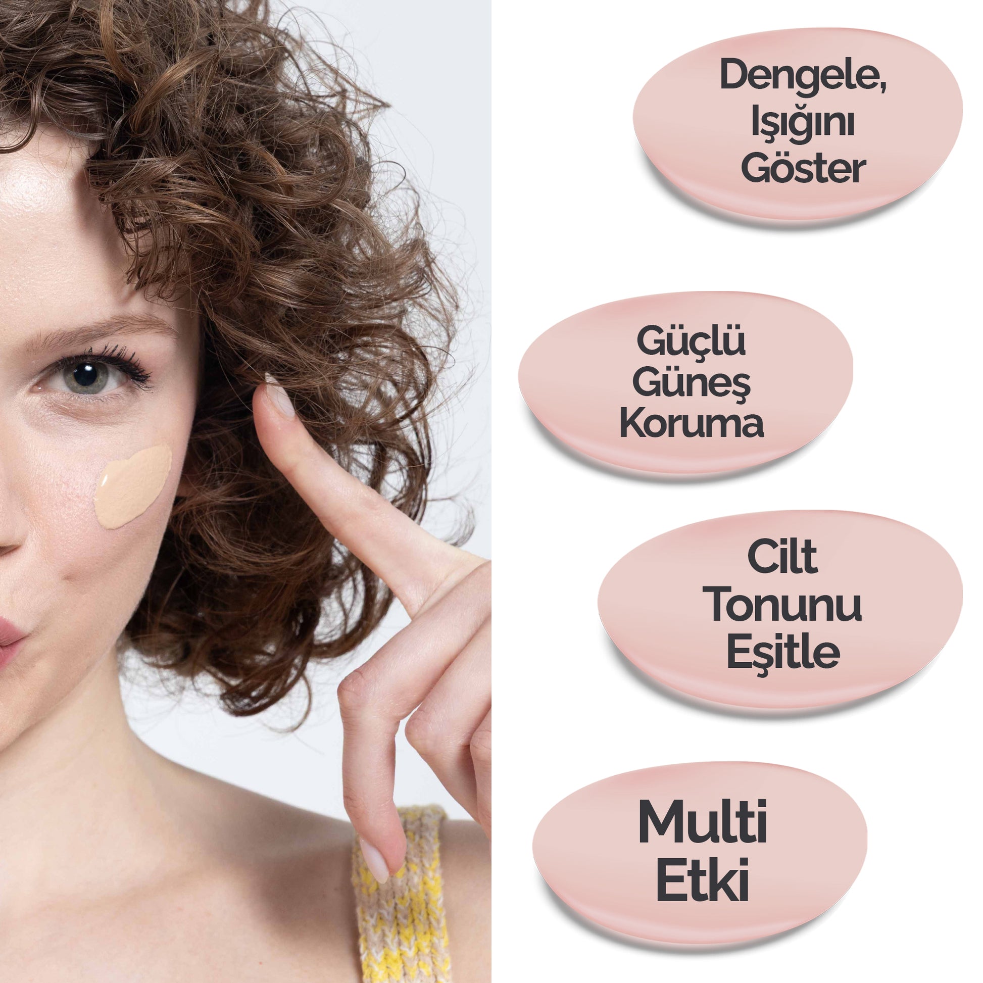 Mineaderm Güneş Lekesi Karşıtı Leke Oluşumu Önleyici Güneş Koruyucu; 50 ml beyaz tüp ambalajda, kahverengi ve gri detaylı güneş kremi. Güneş ışınlarından kaynaklanan erken yaşlanma belirtileri ve cilt lekelerine karşı etkili koruma sağlamak üzere formüle edilmiştir. UVA ve UVB koruması sunarak güneş lekelerinin oluşumunu engellemeye yardımcı olur, cildin daha eşit tonlu ve sağlıklı görünmesini destekler.
