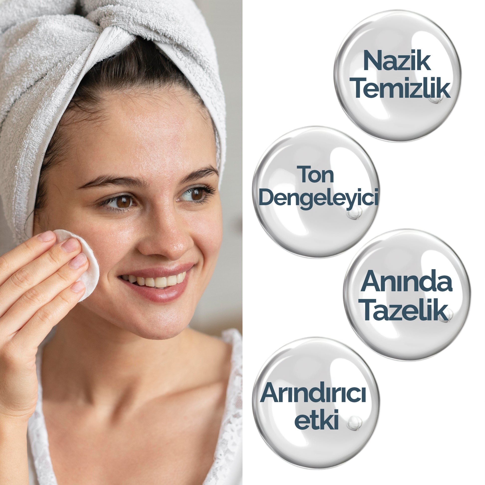 Mineaderm Arındırıcı Gözenek Sıkılaştırıcı; 200 ml mavi şişe ambalajda, beyaz, mavi ve gri detaylı tonik. Ciltteki nemi korumaya yardımcı olurken cildin tazelenmesini destekler. Yüzeyini yumuşatır, gözeneklerin sıkılaşmasına katkıda bulunur ve cilde dengeli, ferah bir görünüm kazandırır.