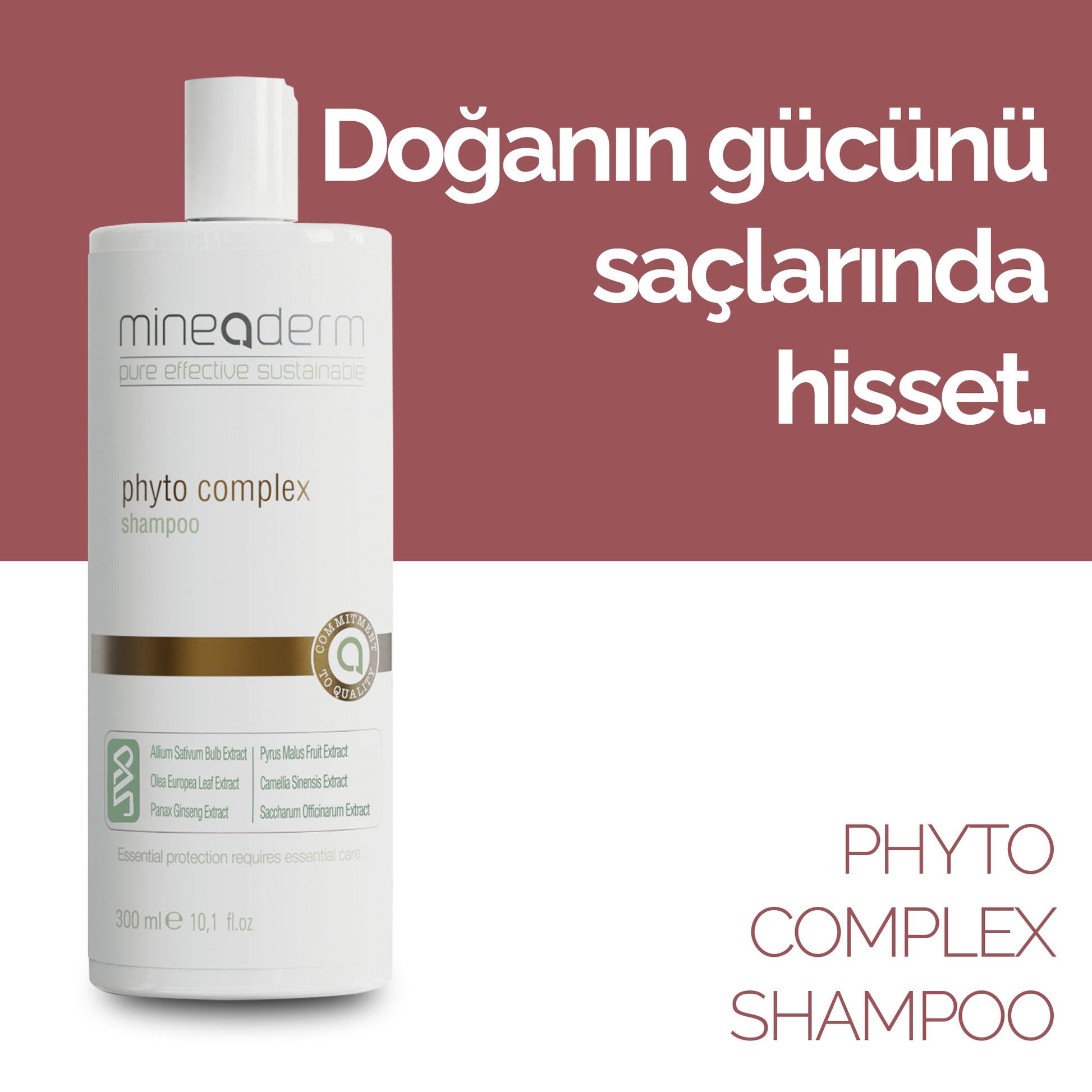 Mineaderm Temizleyici Yağ ve Nem Dengeleyici Canlandırıcı şampuan; 300 ml beyaz şişe ambalajda, sarı detaylı şampuan. Hassas temizleyici yüzey aktifler sayesinde saçları yıpratmadan nazikçe arındırır. Saçın yağ ve nem dengesini korumaya yardımcı olur, canlı ve sağlıklı bir görünüm kazanmasını destekler.