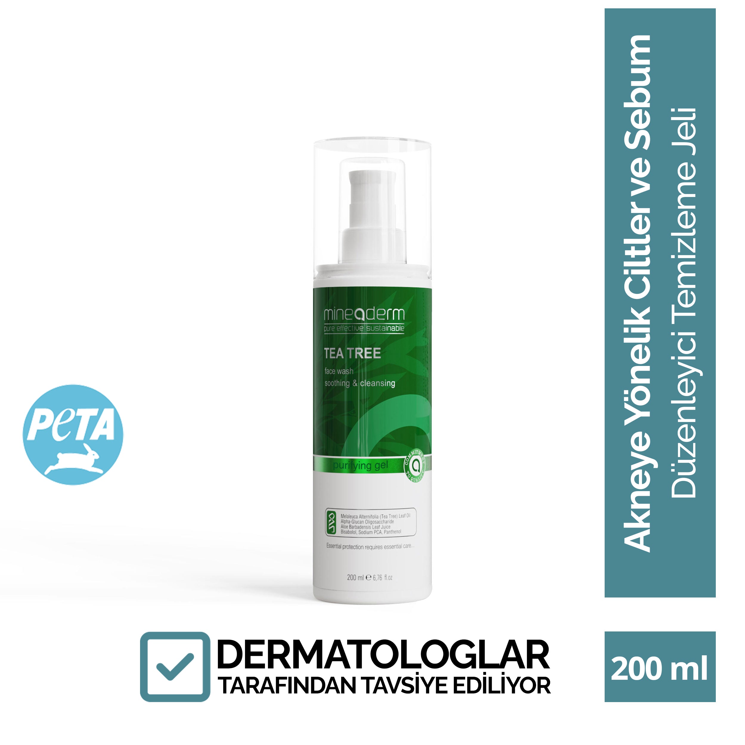 Akneye Yönelik Ciltler Ve Sebum Düzenleyici Temizleme Jeli