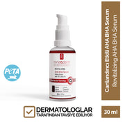 Mineaderm Leke Karşıtı Gözenek Karşıtı Yağ Dengeleyici; 30 ml şeffaf cam şişe ambalajda, kırmızı detaylı serum. Cildi nemlendirir, genç ve pürüzsüz görünümünü destekler. Renk eşitsizlikleriyle mücadele eder, cilt tonunu düzenlemeye yardımcı olur ve daha dengeli, aydınlık bir görünüm kazandırır.
