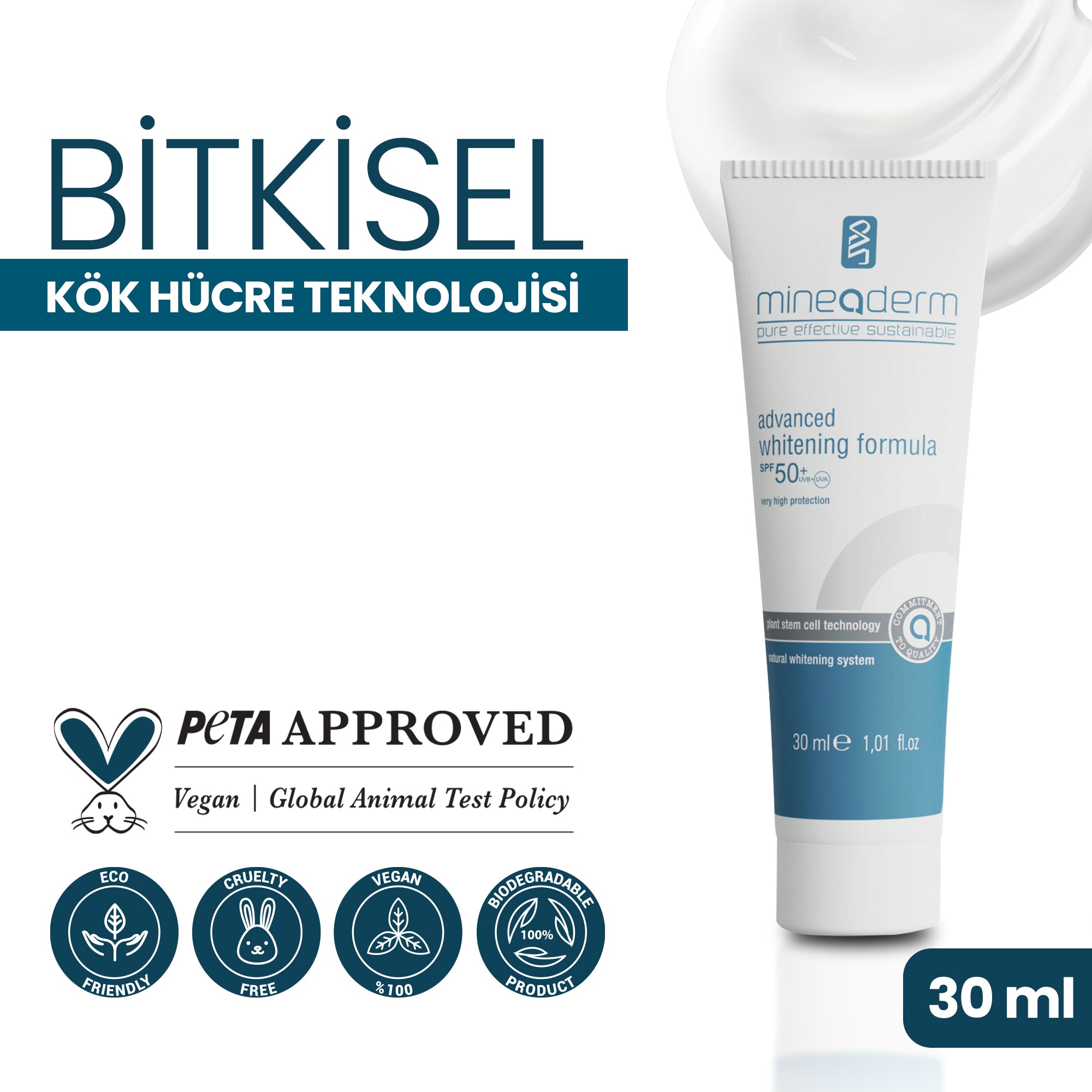 ADVANCED WHITENING FORMULA SPF50+