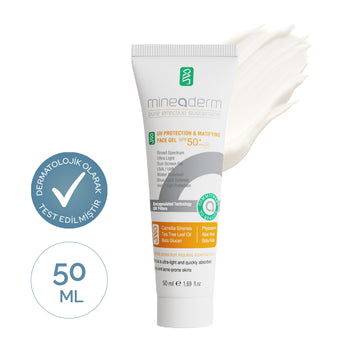 UV Protection and Matifying Face Gel SPF 50+