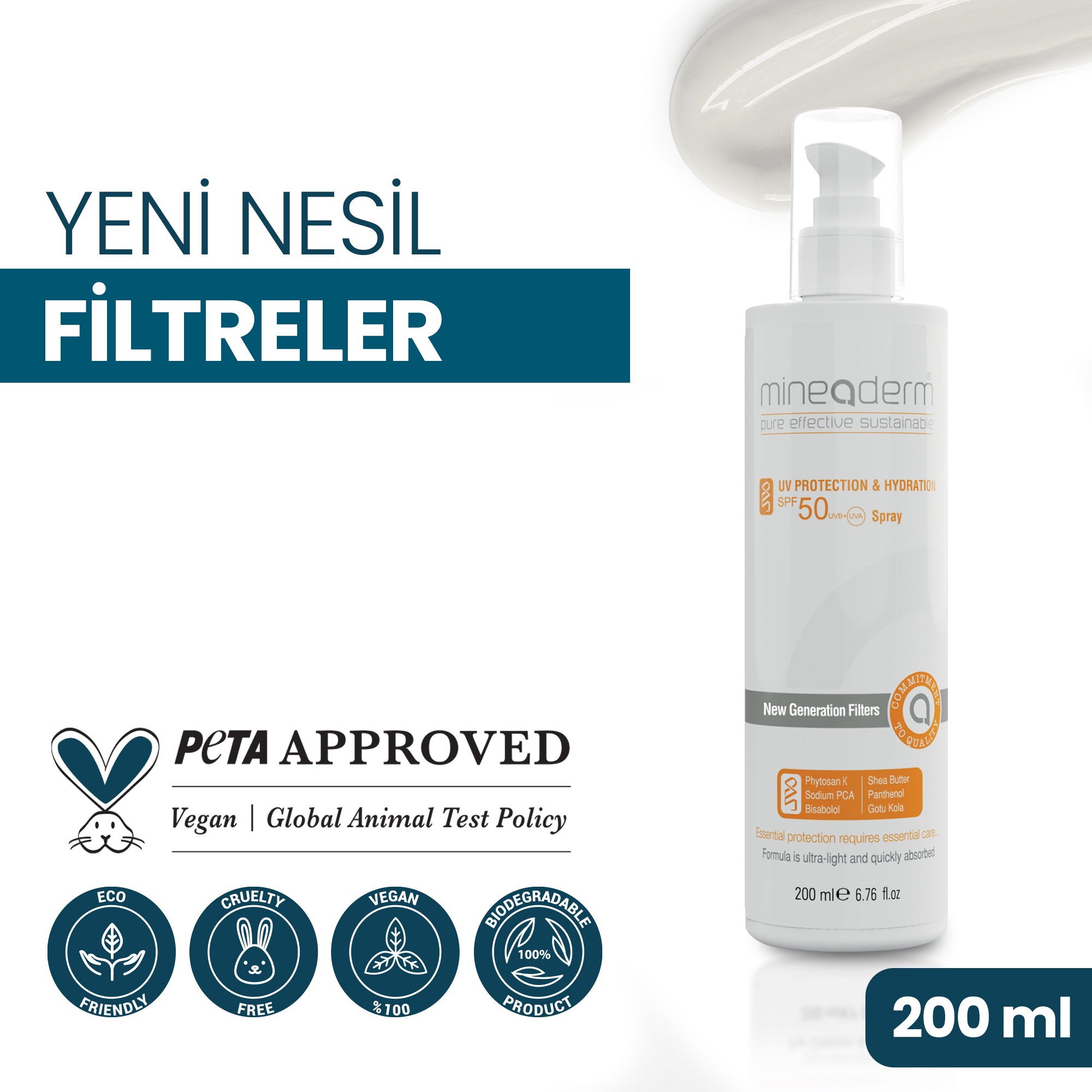 Güneşe Karşı Yoğun Koruma Spreyi SPF 50+ – mineaderm