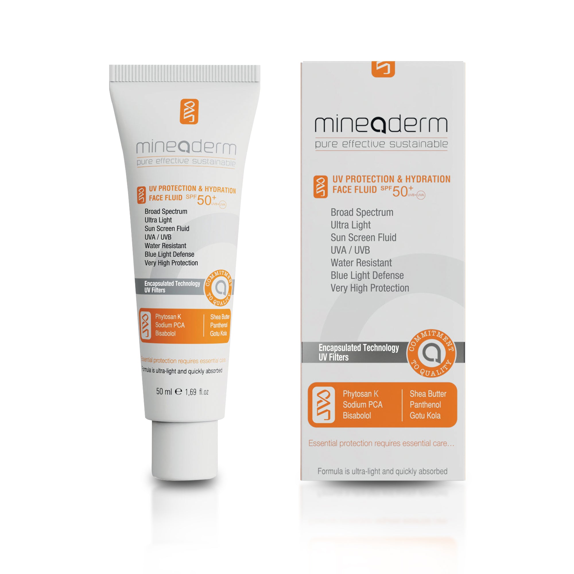 UV PROTECTION & HYDRATION FACE FLUID SPF 50+ UVB+UVA