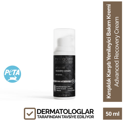 Mineaderm Sıkılaştırıcı İnce Çizgi Kırışıklık Karşıtı Nemlendirici; 50 ml beyaz şişe ambalajda, siyah detaylı bakım kremi. Cildi sıkılaştırmaya yardımcı olur, ince çizgi ve kırışıklıkların görünümünü azaltmayı destekler. Nemlendirici özelliğiyle cilde pürüzsüz, dolgun ve genç bir görünüm kazandırır.
