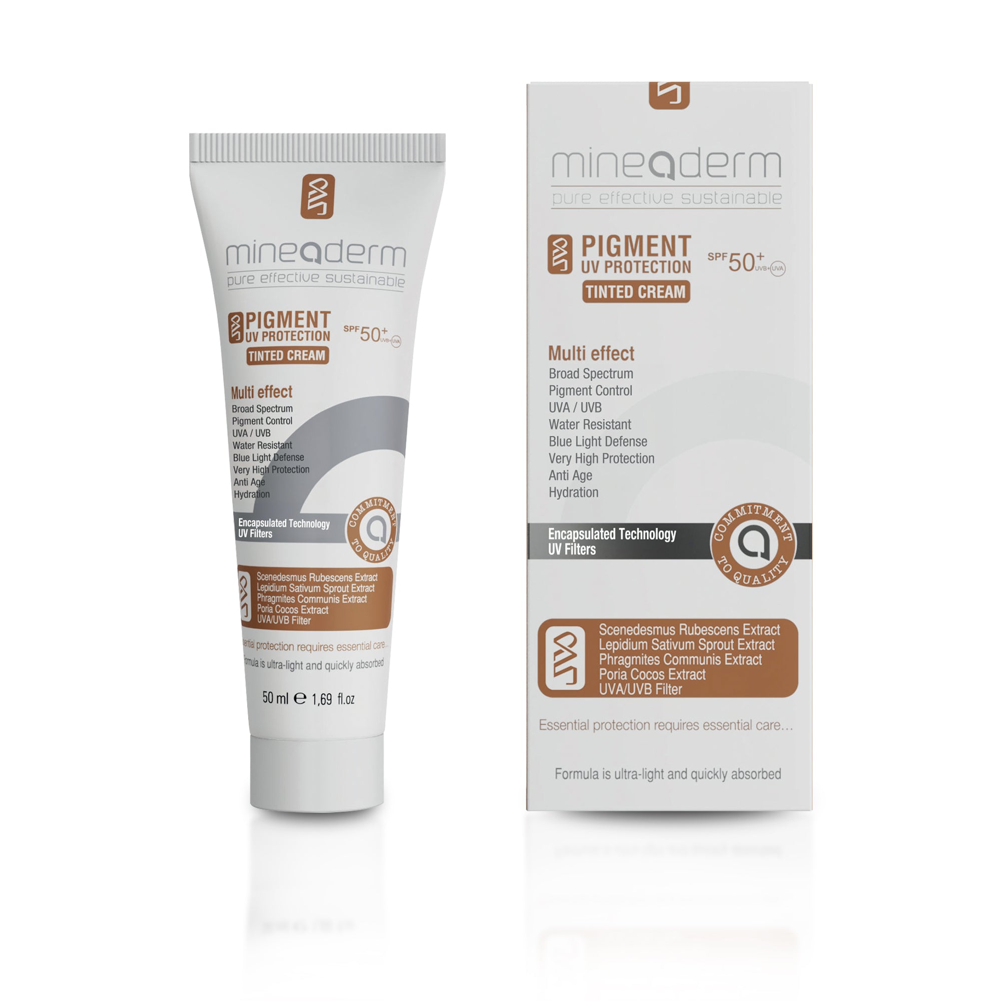 PIGMENT UV PROTECTION TINTED CREAM SPF50+ UVB+UVA