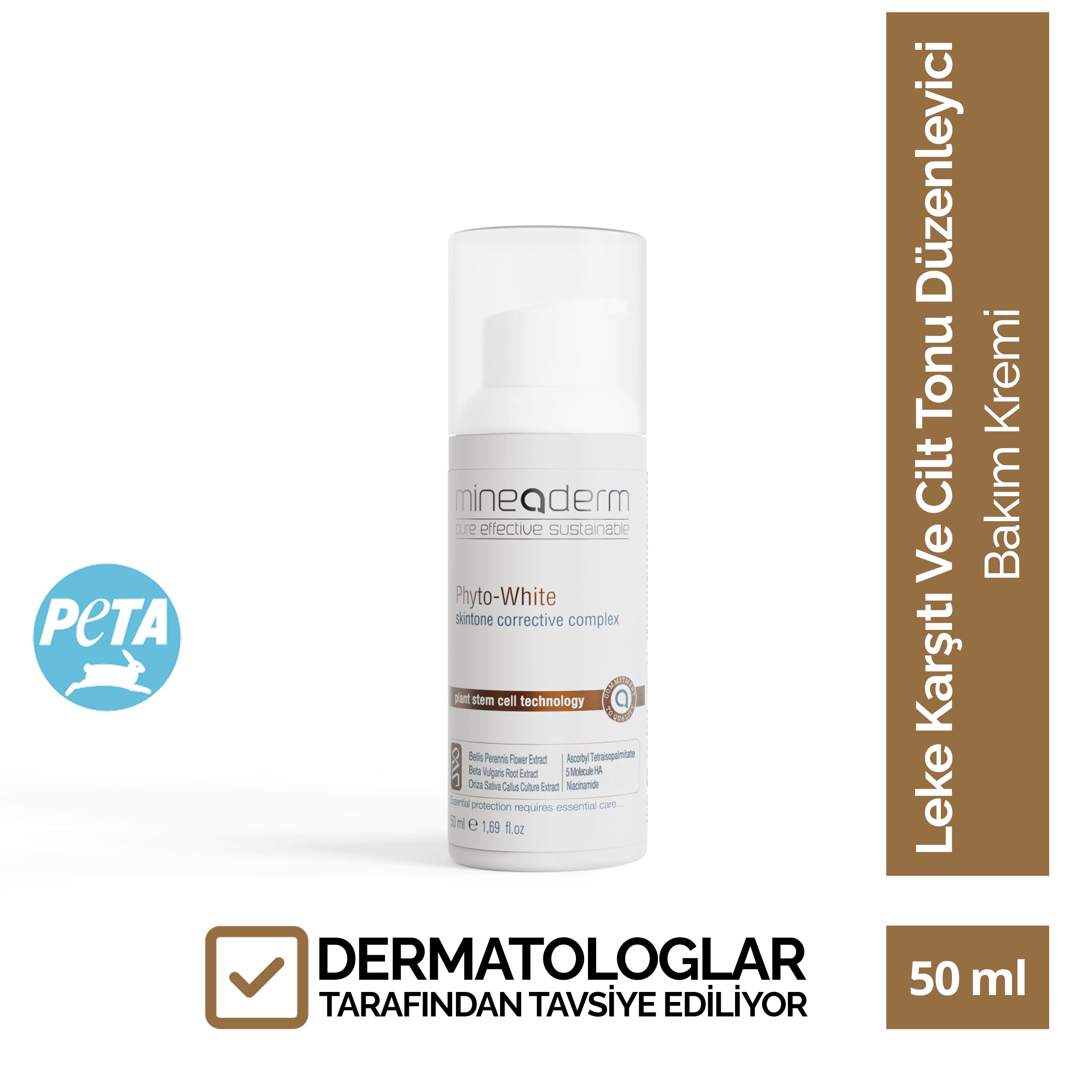 Leke Karşıtı ve Cilt Tonu Düzenleyici Bakım Kremi – mineaderm
