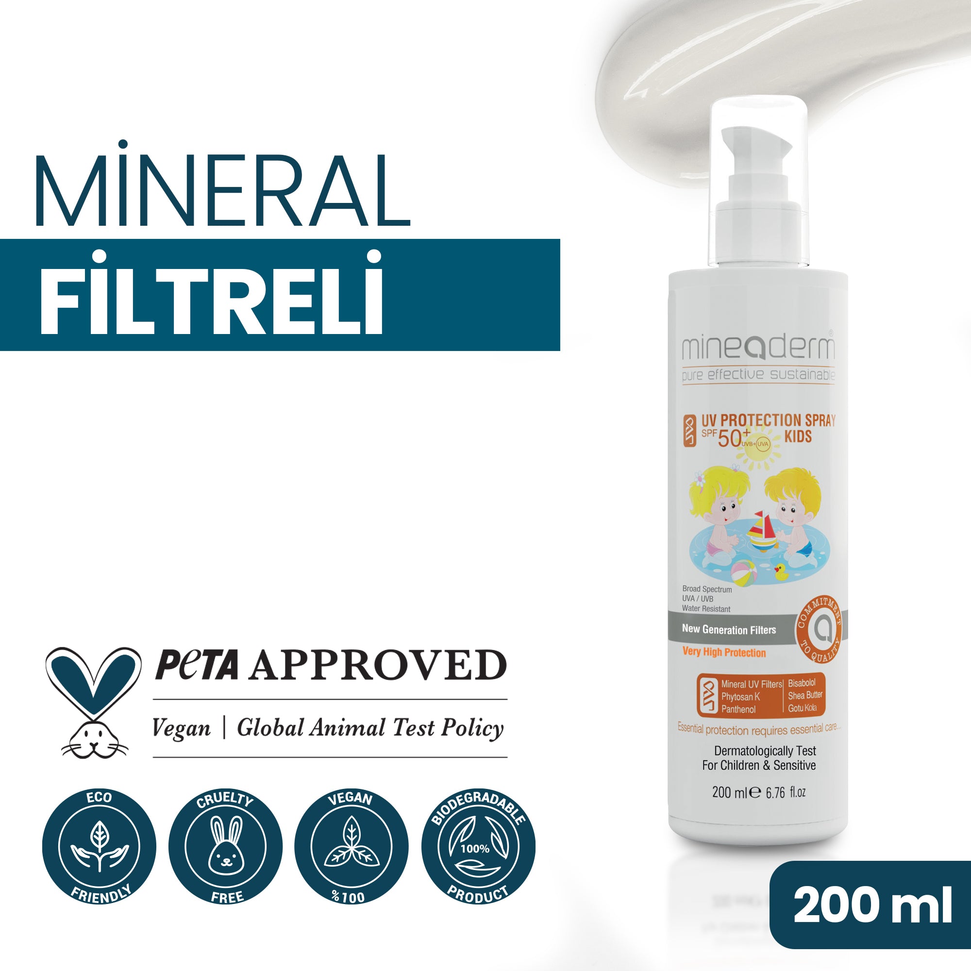 UV PROTECTION SPRAY SPF 50+ UVB+UVA KIDS
