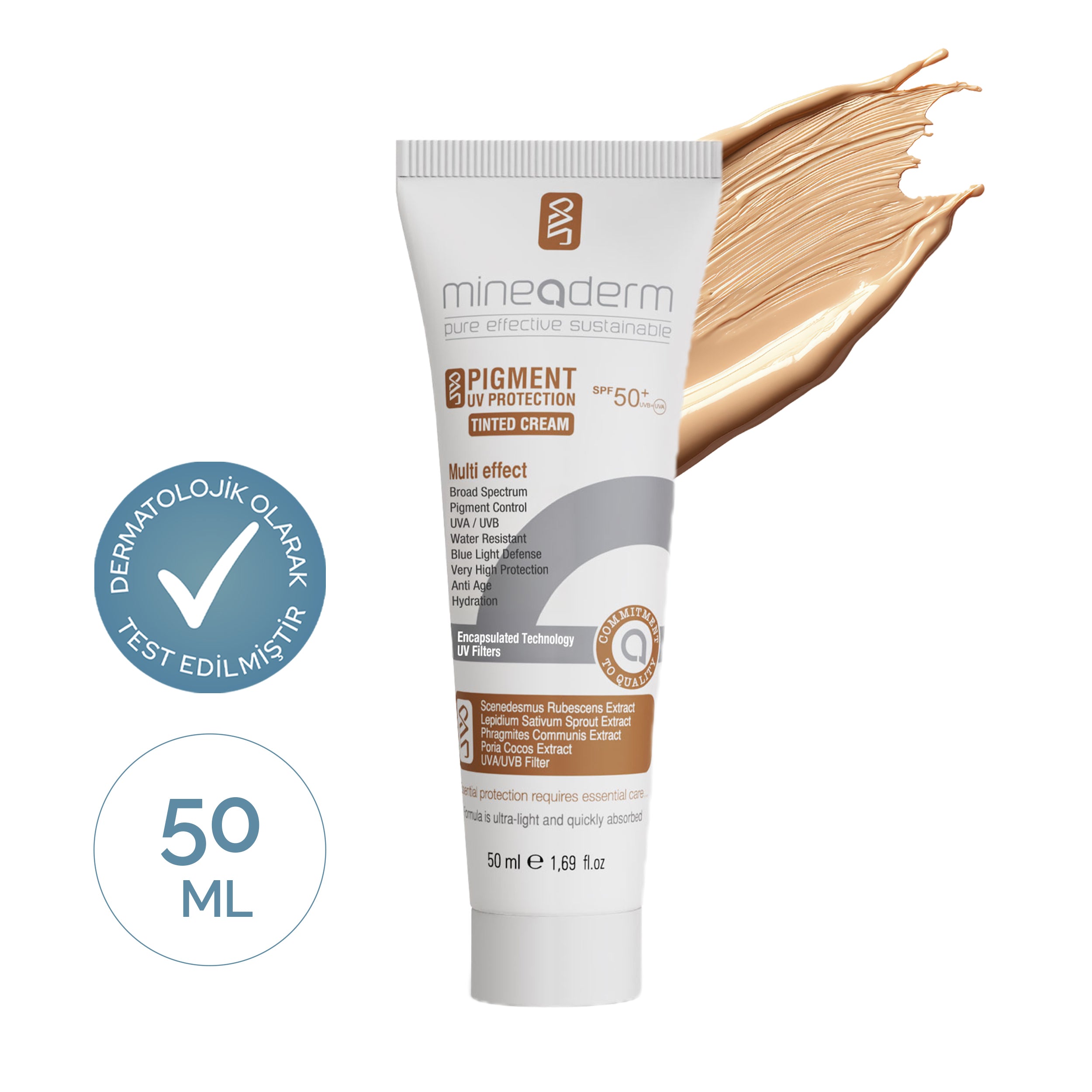 Leke Karşıtı Renkli Güneş Kremi SPF50+