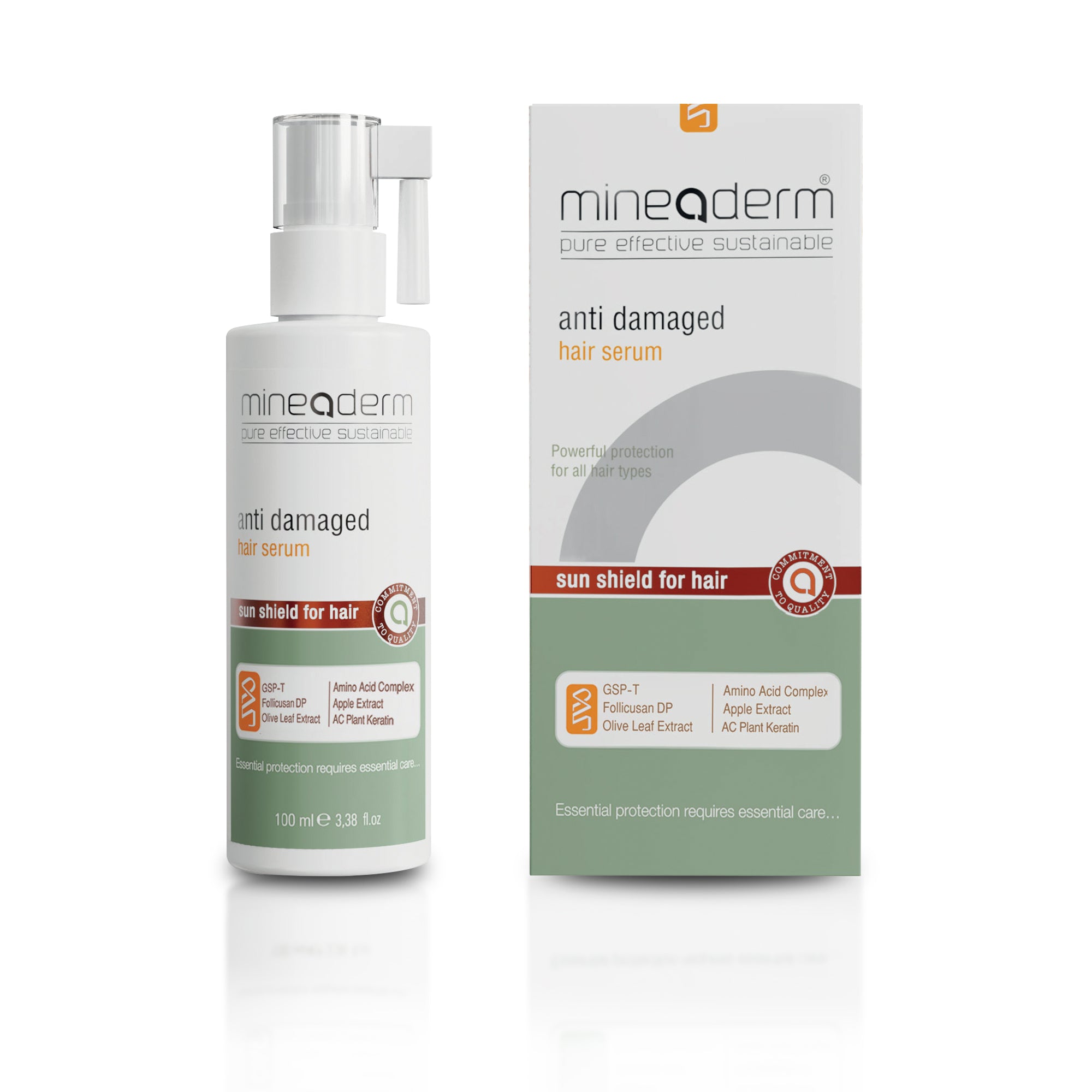 Isıya ve UV Işınlarına Karşı Koruyucu Serum – mineaderm